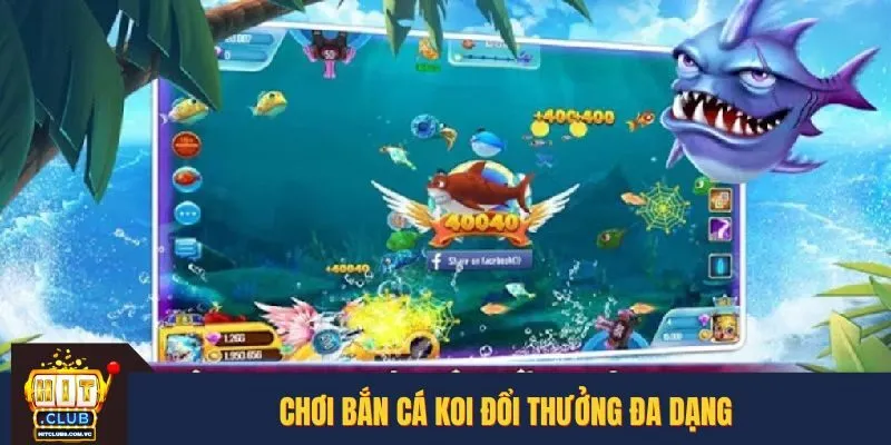 Bắn cá Koi đổi thưởng