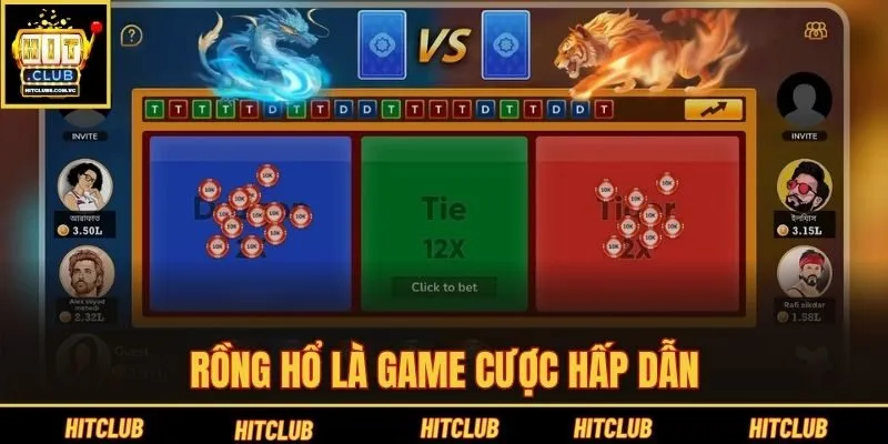 Rồng Hổ là game cược hấp dẫn