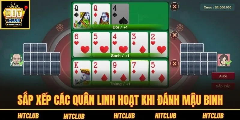 Sắp xếp các quân linh hoạt khi đánh Mậu Binh